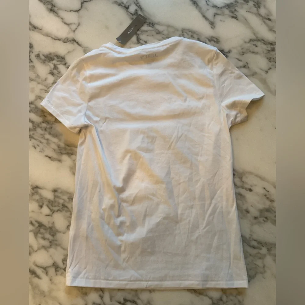 NWT J Crew Pima Cotton Slim-fit T-shirt in White Size XXS - Picture 5 of 8